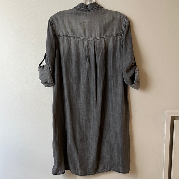 Bella Dalh grey denim shirt dress - Picture 2 of 7